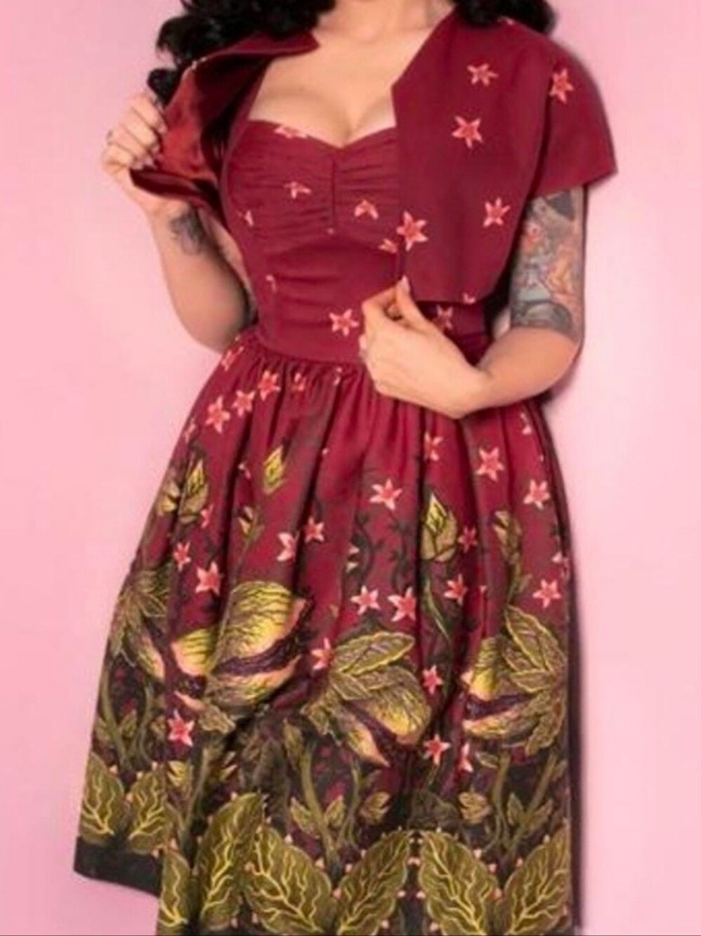 Tropical Terror Swing Dress